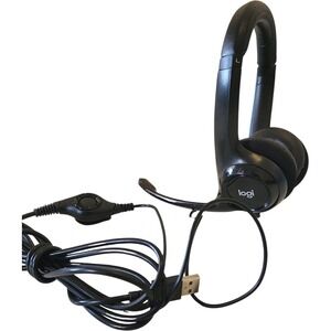 Logitech H390 USB Headset with Noise-Canceling Microphone for Gaming, Meeting